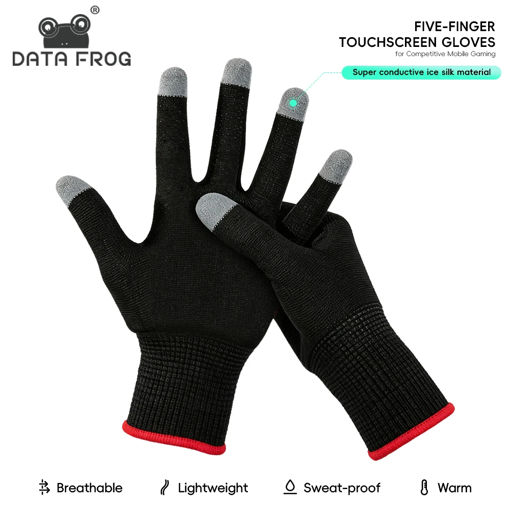 Esports Gaming Finger Sleeve - Luvas de Jogo Data Frog E-Sports,