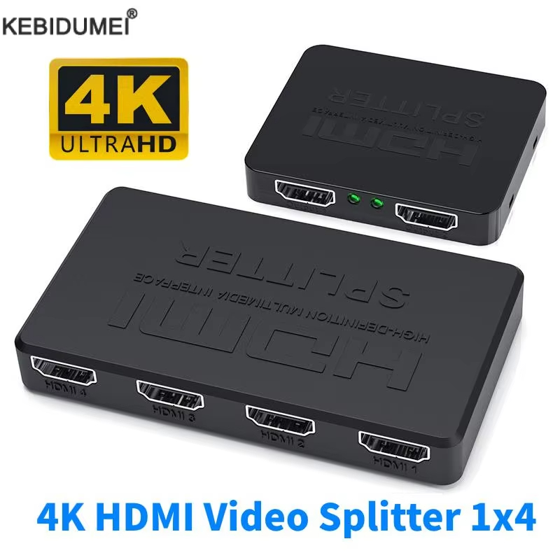 Esports Gaming Hub - Divisor hdmi 1 em 4 saídas,