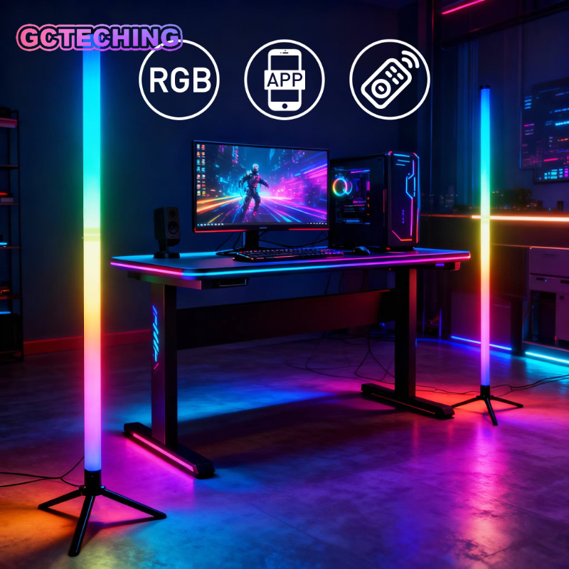 Esports Gaming App - Luminária de Chão LED RGB para