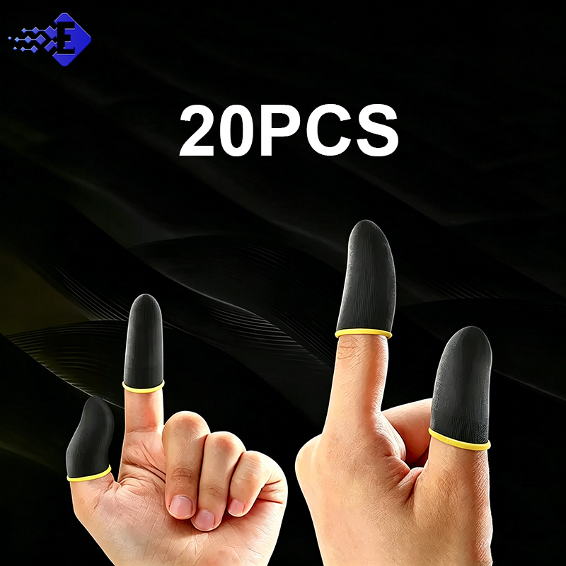 Esports Gaming Finger Sleeve - 20PCS Protetores de Dedo para Jogos,