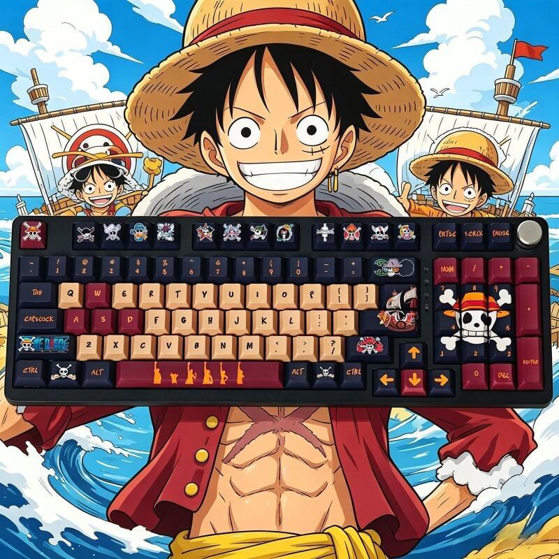 Keyboard Tenkeyless - Conjunto de Teclas BANDAI One Piece