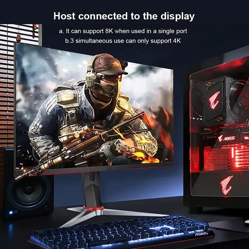 Divisor DisplayPort MST 1 Entr - Esports Gaming Hub avaliação e preço