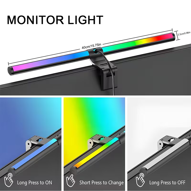 Barra de Luz LED para Monitor, - Esports Gaming Desk avaliação e preço