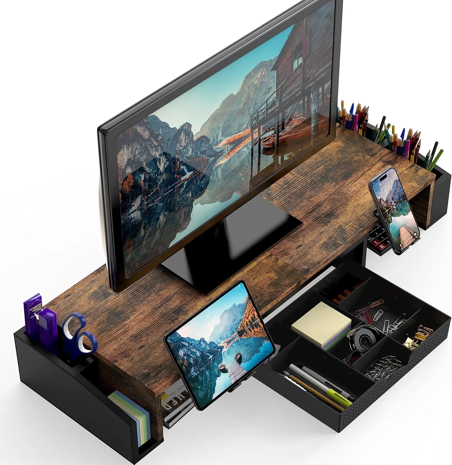 Suporte de Mesa para Dois Moni - Dual Monitor Stand avaliação e preço