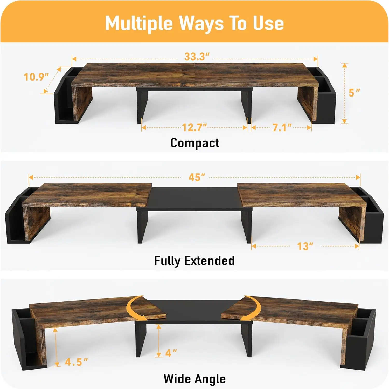Suporte de Mesa para Dois Moni - Dual Monitor Stand avaliação e preço