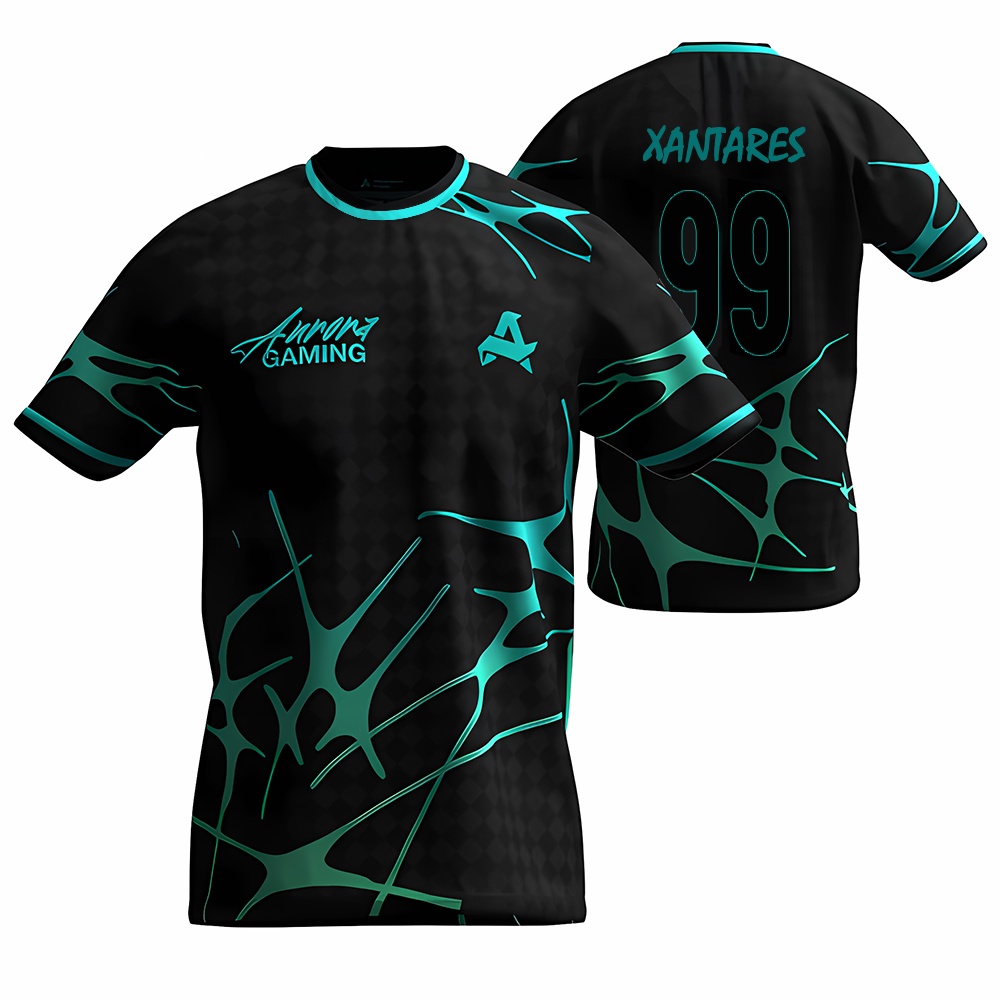 Clube de E-sports Aurora Gamin - Custom Esports Gaming Jersey avaliação e preço