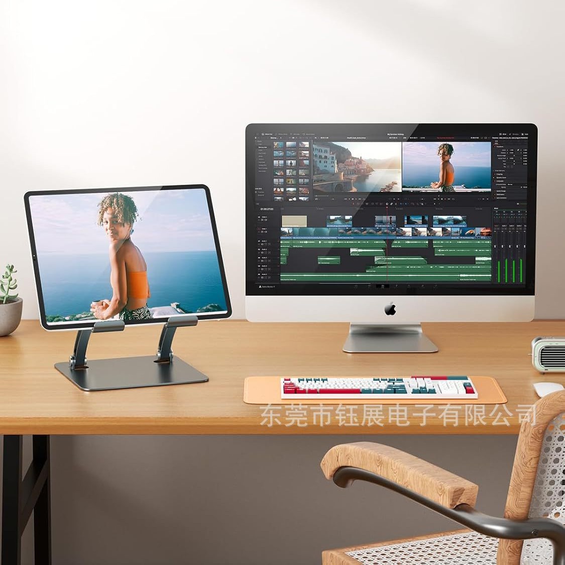 Suporte para Tablet, Suporte d - Dual Monitor Stand avaliação e preço