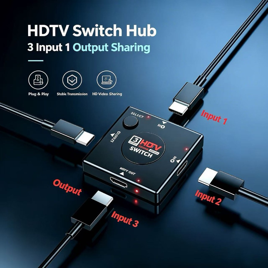 Switcher compatível com HDMI 3 - Esports Gaming Hub avaliação e preço