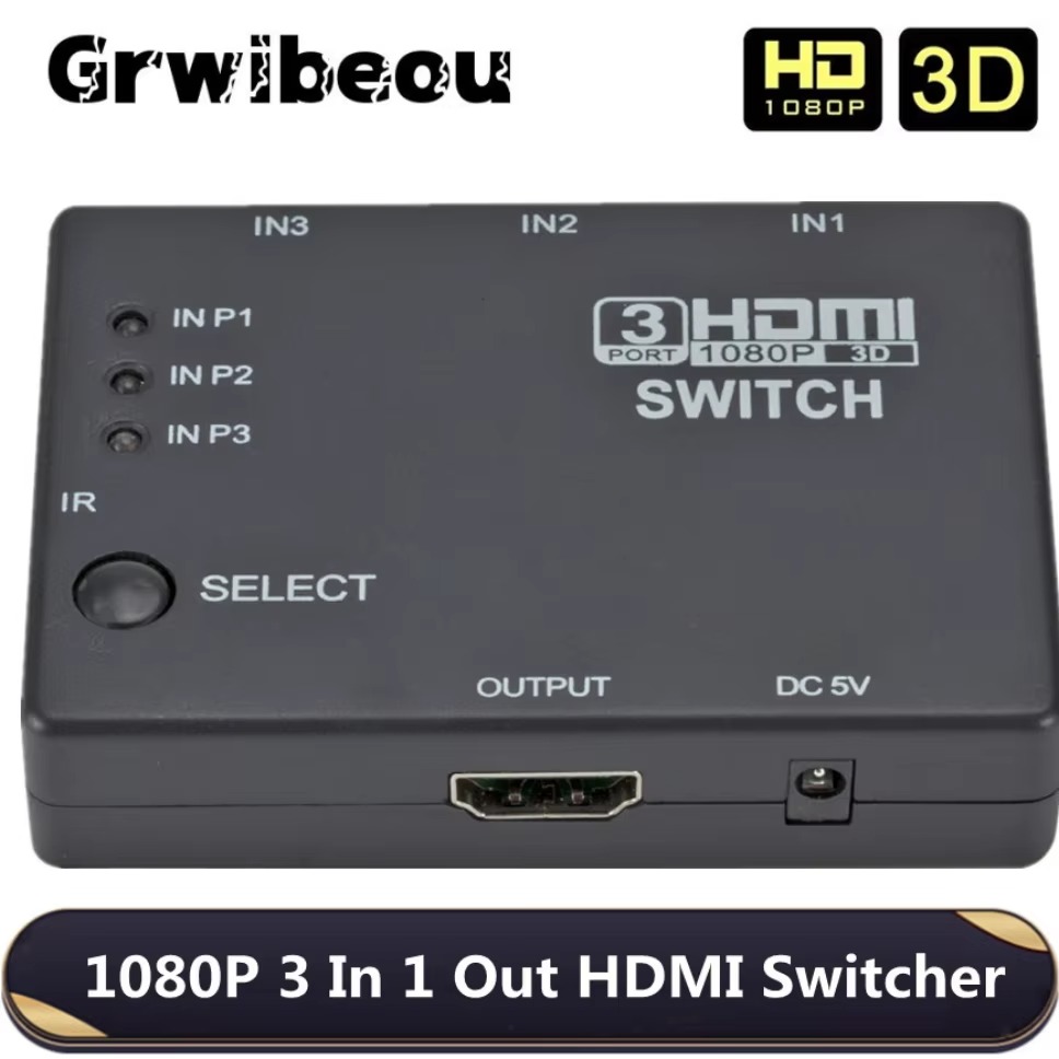 Comutador HDMI 3x1 KVM, Adapta - Esports Gaming Hub avaliação e preço