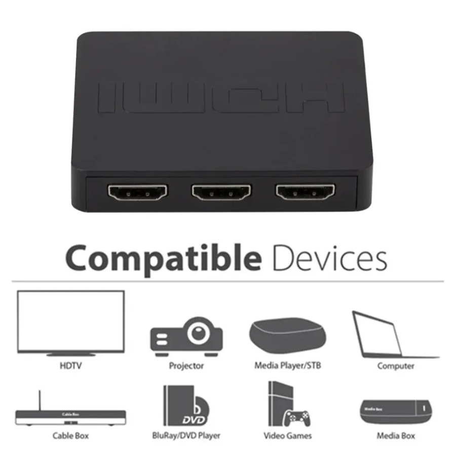 Comutador HDMI Compatível com  - Esports Gaming Hub avaliação e preço