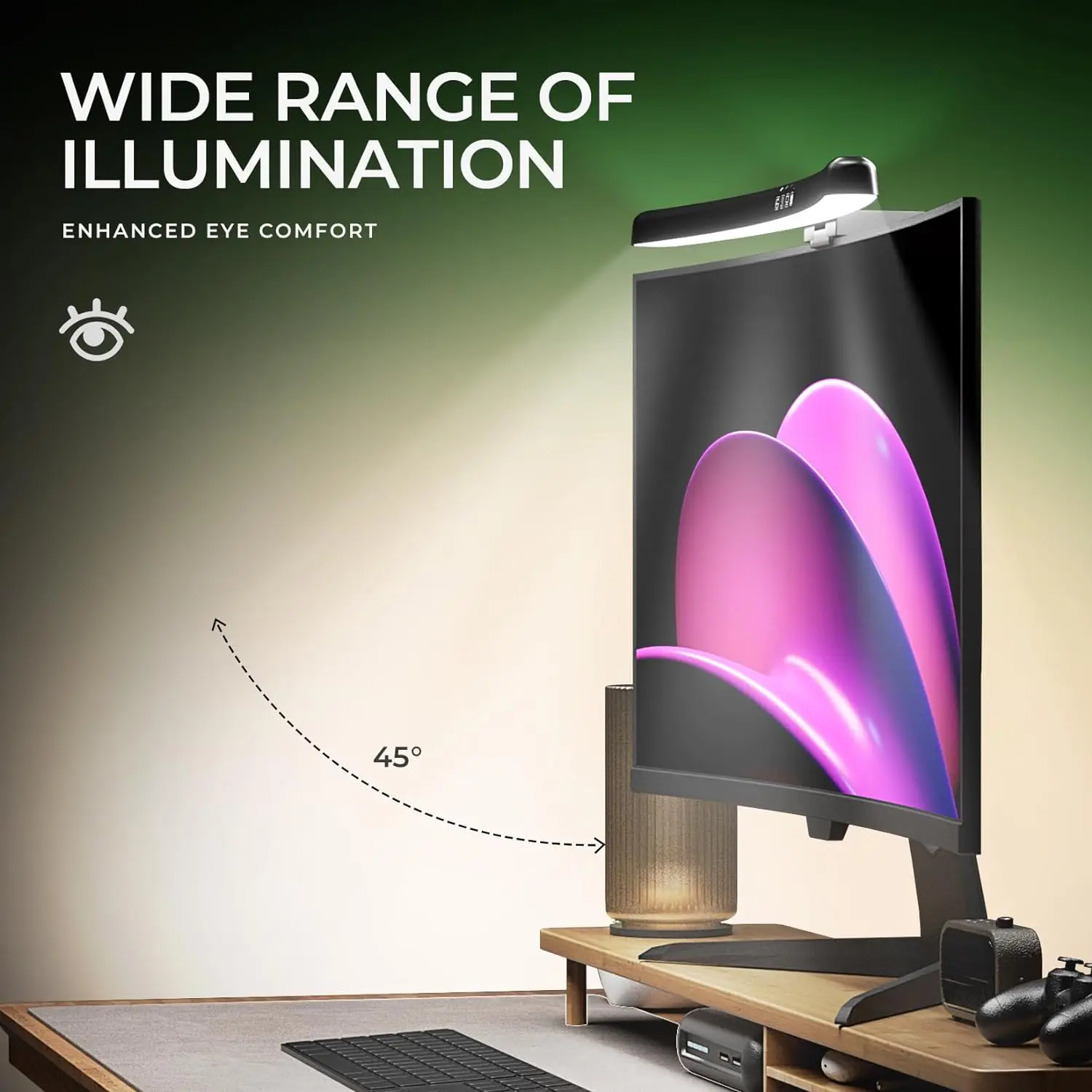 Barra de Luz para Monitor de C - Esports Gaming Desk avaliação e preço